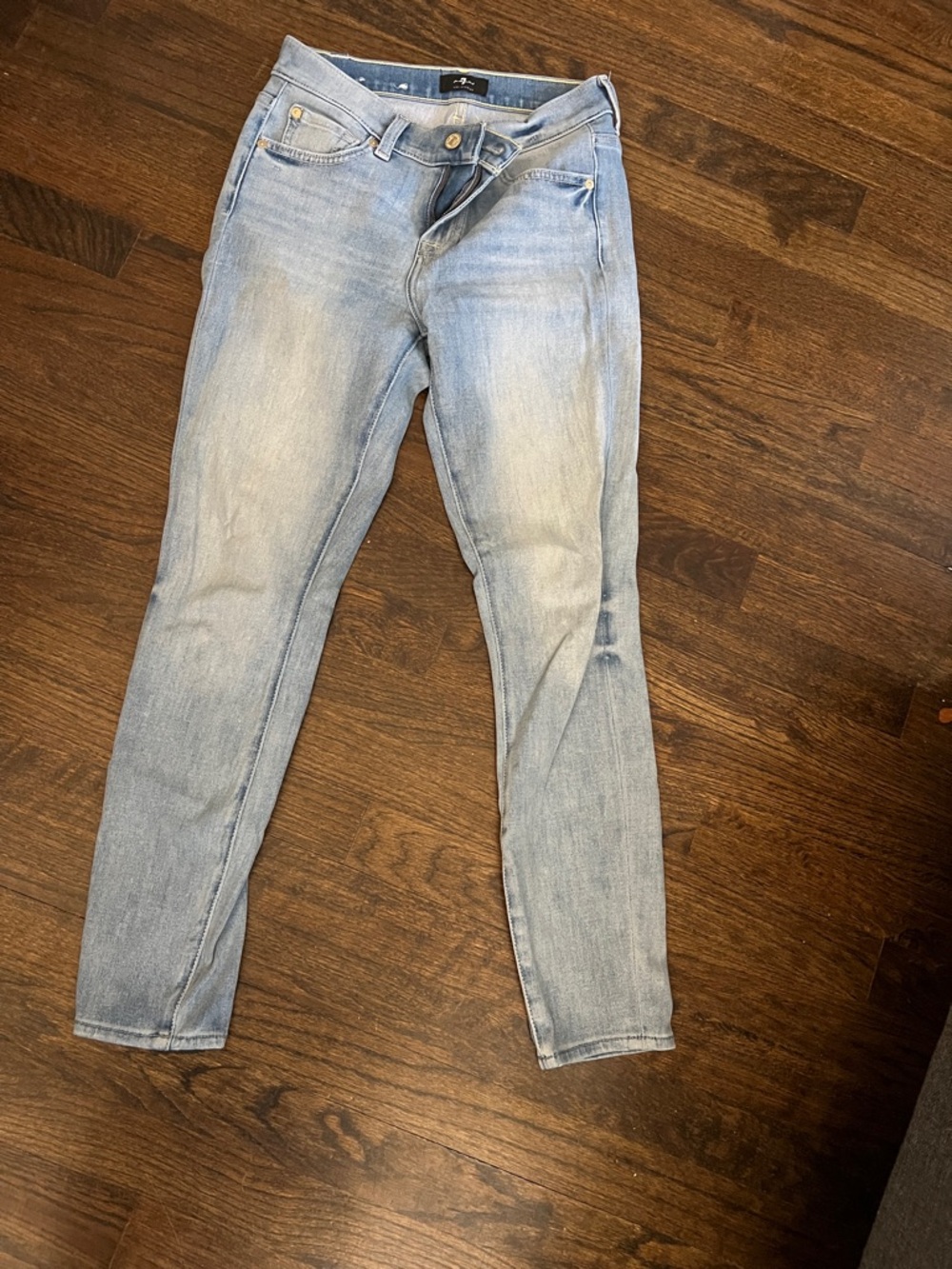 7 For All Mankind Light Wash Slim Women's Jeans